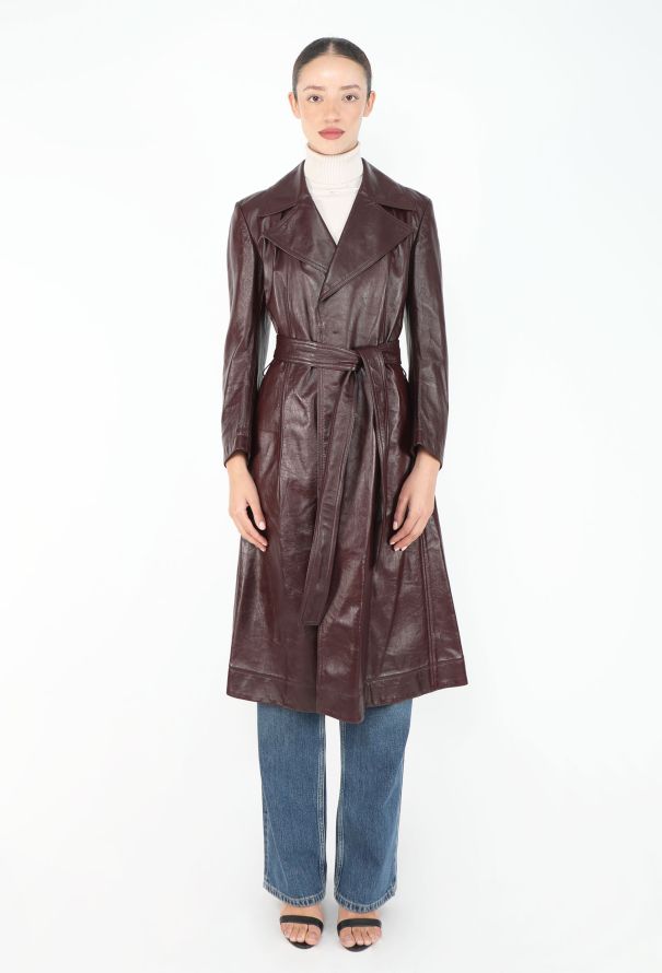 Bottega Veneta Lambskin Belted Trench, F/W 2022 - 4