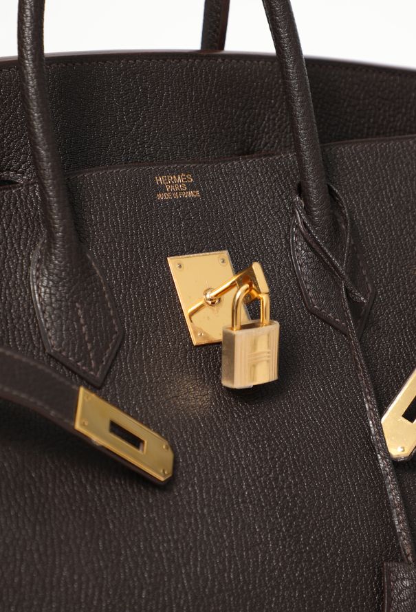 Hermès Ebène Mysore HAC Birkin 35 - 13