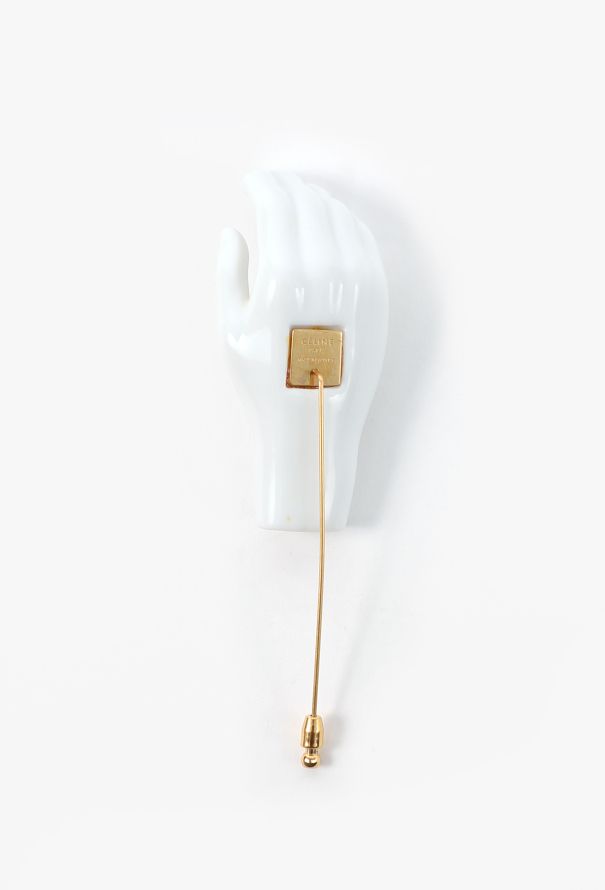 Céline COLLECTOR S/S 2015 Porcelain Hand Brooch - 5