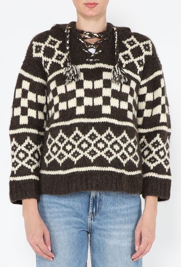 Céline Hooded Knit Pullover, Resort 2021 - 1