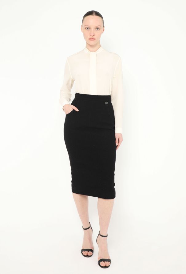 Chanel Resort 2012 Bouclé 'CC' Skirt - 4