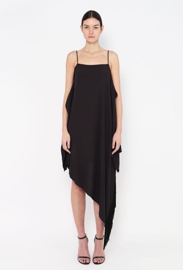 Balenciaga Asymmetrical Tassel Trim Ensemble - 2