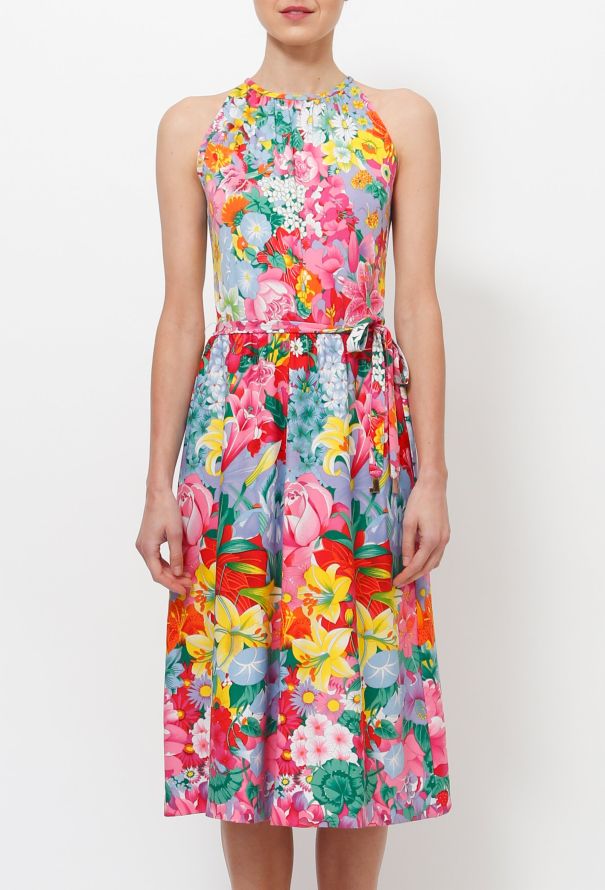 Lanvin 70s Tropical Print Dress - 3