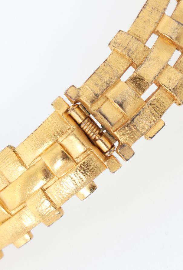 Saint Laurent Vintage Goossens' Woven Choker Necklace - 4