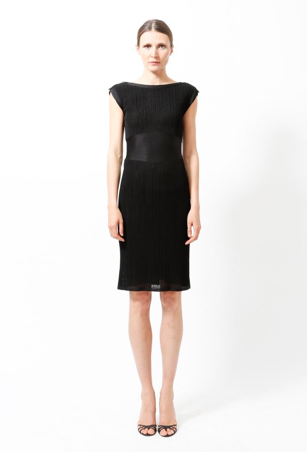 Chanel Black Knit Dress - 2