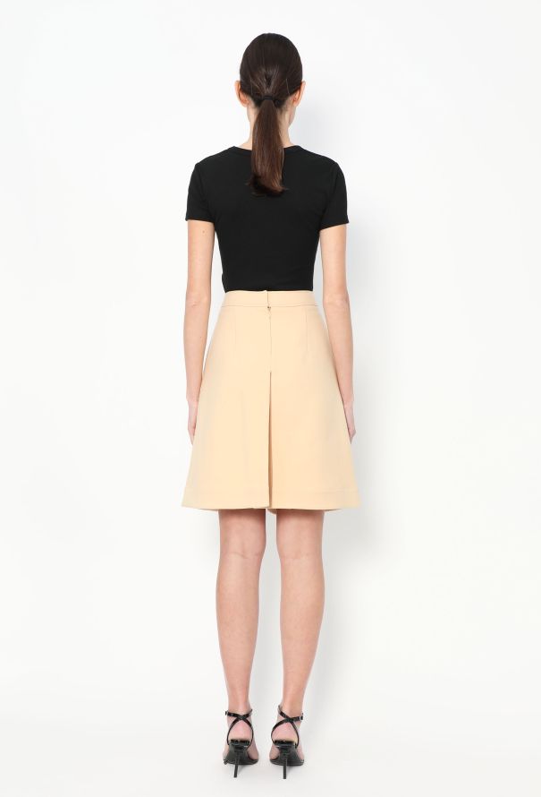 Chloé Pleated Crêpe Skirt - 4