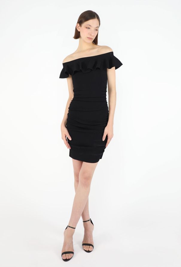 Céline 2024 Off-Shoulder Ruched Dress - 1