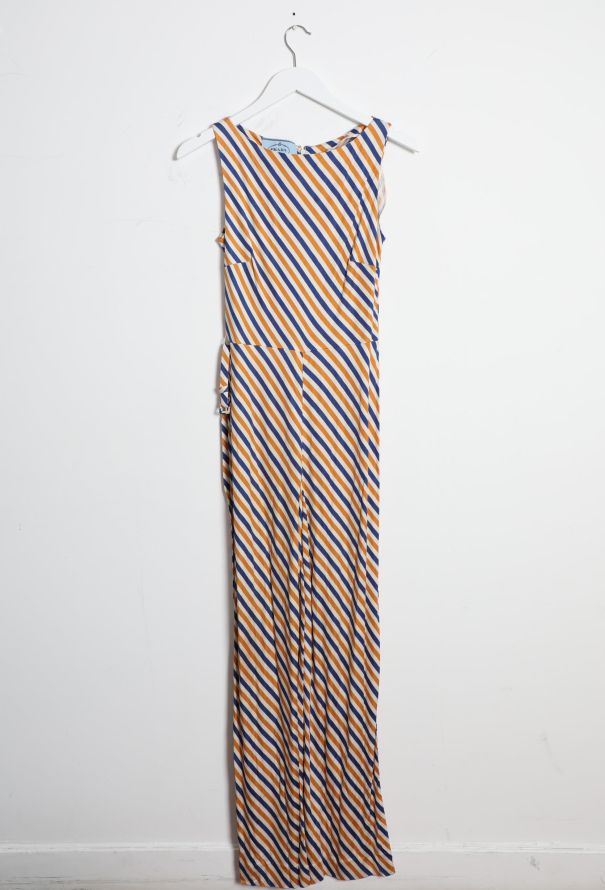 Prada 2012 Striped Jumpsuit - 8