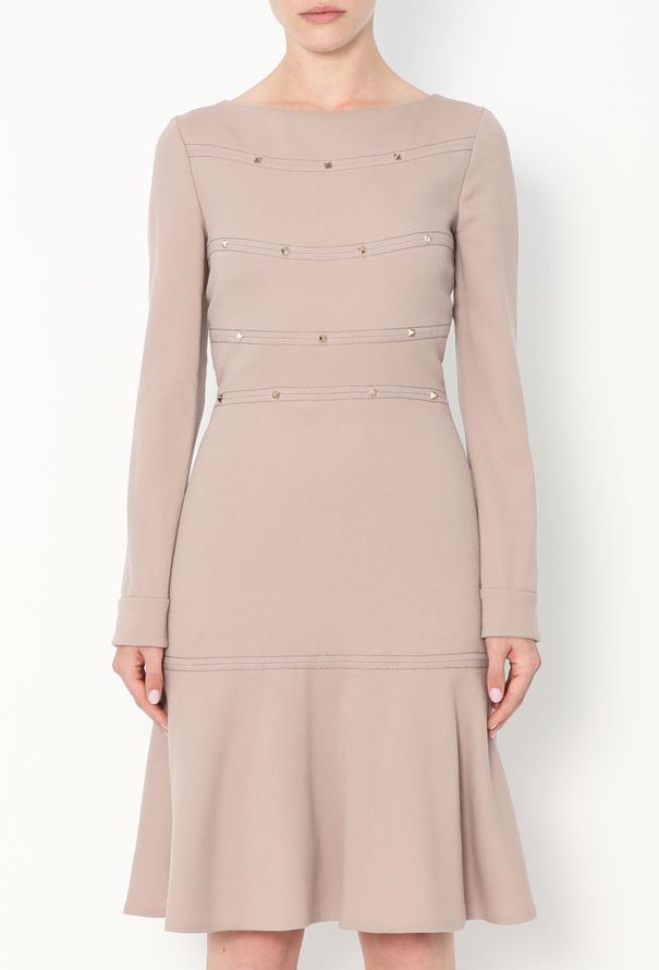 Valentino F/W 2011 Studded Crêpe Dress - 3