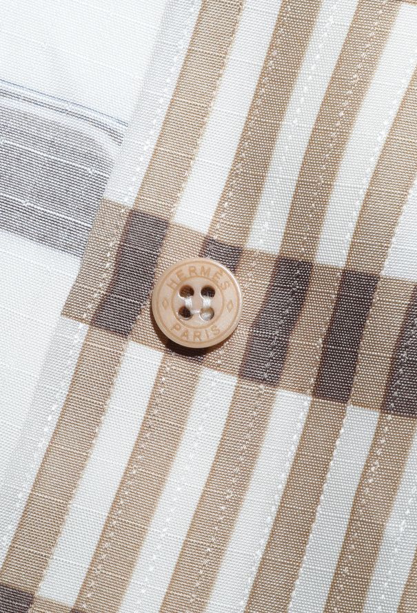 Hermès 2025 'Coaching Remix' Checkered Tunic - 8