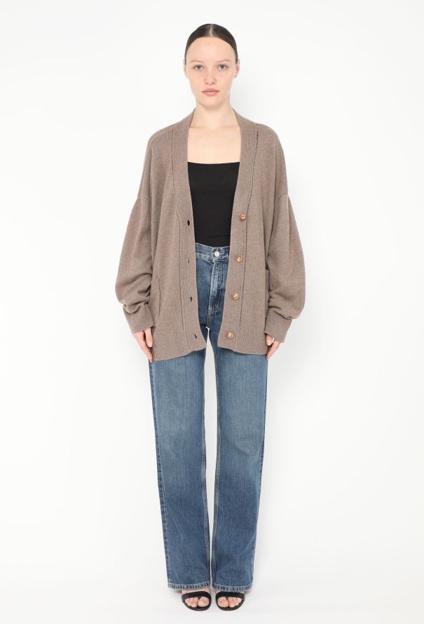 Toteme 2019 Oversized Cashmere Cardigan - 2