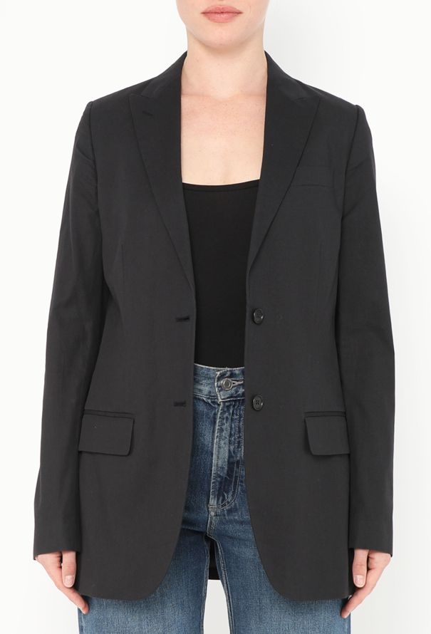 Helmut Lang '90s Tailored Cotton Blazer - 1