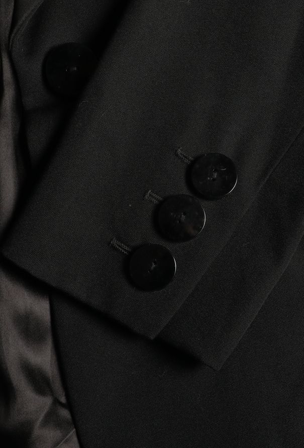 Saint Laurent Vintage Notched Smoking Blazer - 7