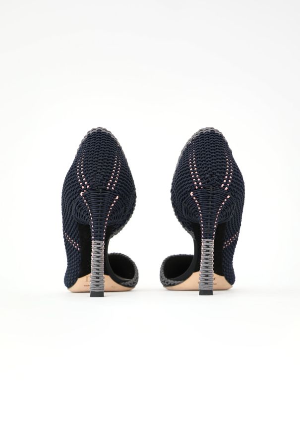 Dior S/S 2015 d'Orsay Woven Pumps - 6