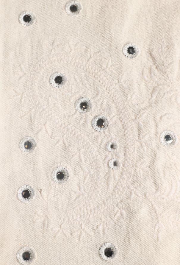 Dior 2004 Flared Embellished Jeans - 7