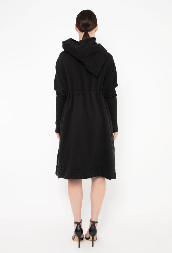 Rick Owens Drkshdw Asymmetrical Hoodie Dress - 8