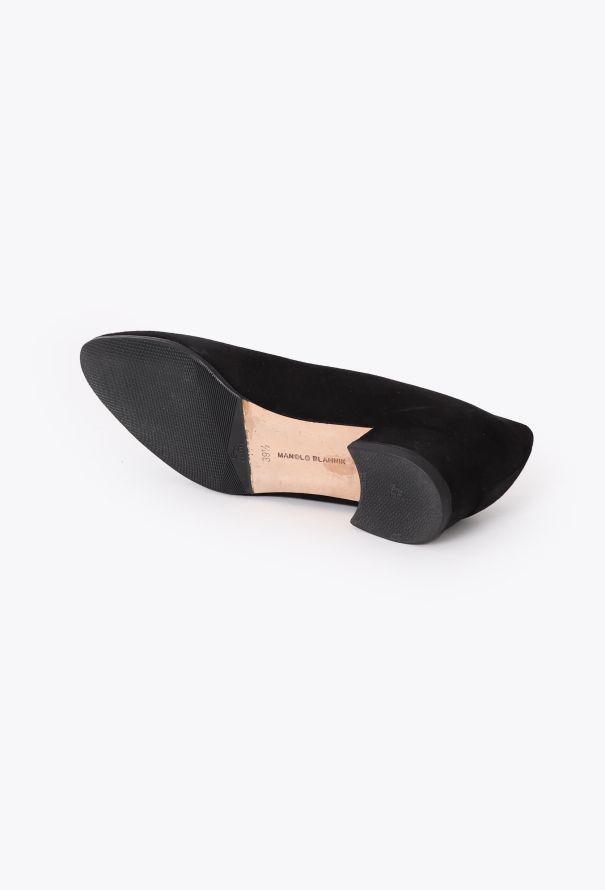 Manolo Blahnik 2024 Suede Lista Heels - 5