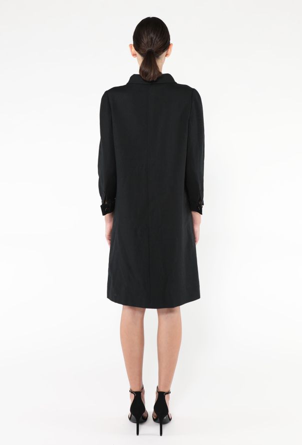 Saint Laurent Vintage Linen Shift Dress - 4