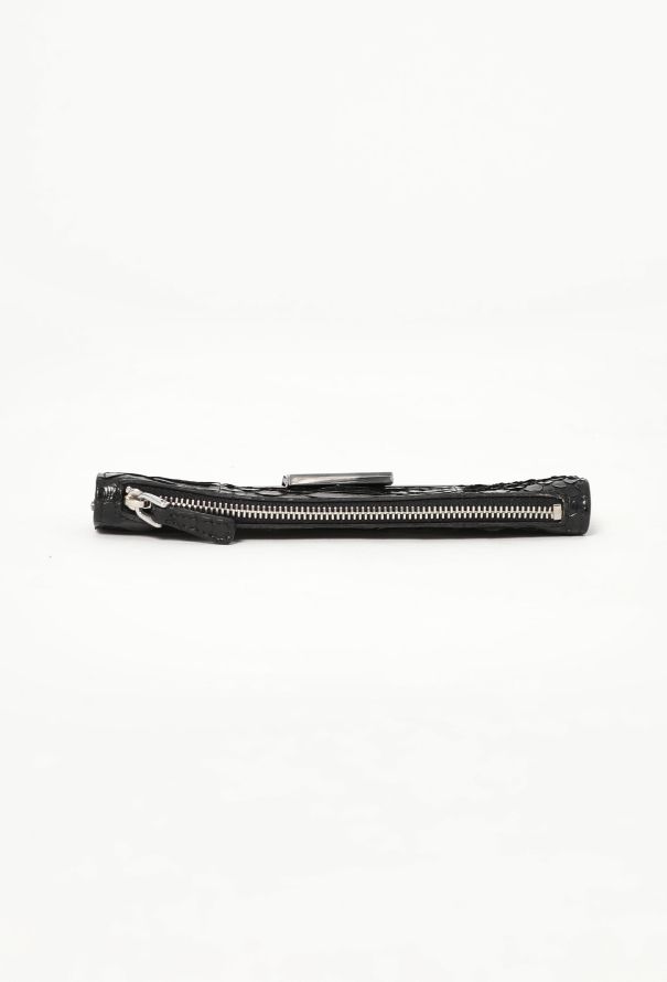 Miu Miu Black Python Long Wallet - 6