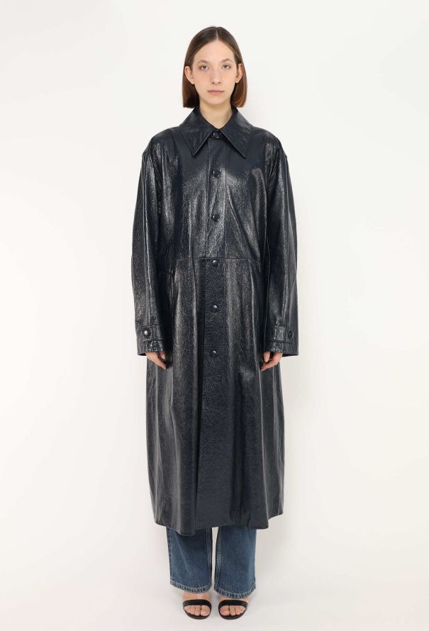 Jil Sander F/W 2024 Leather Duster Coat - 3