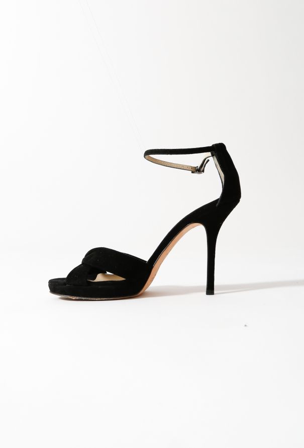 Modern Designers Jimmy Choo Suede Strappy Sandals - 4