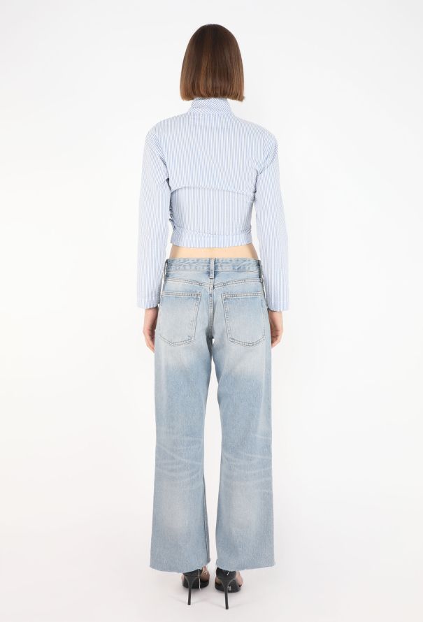 Romeo Gigli Seersucker Wrap Top, 1994 - 5