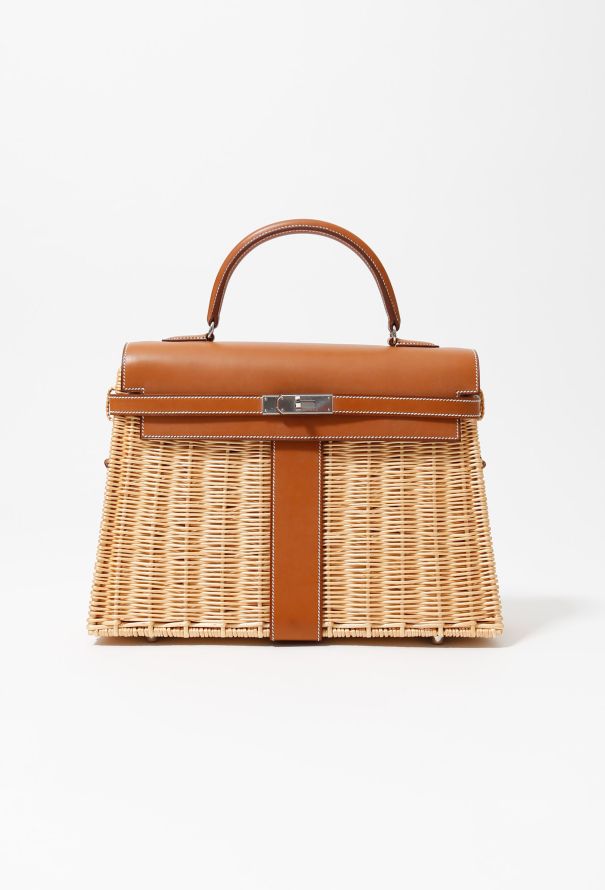 Hermès Collector Barenia & Osier Picnic Kelly 35 - 3