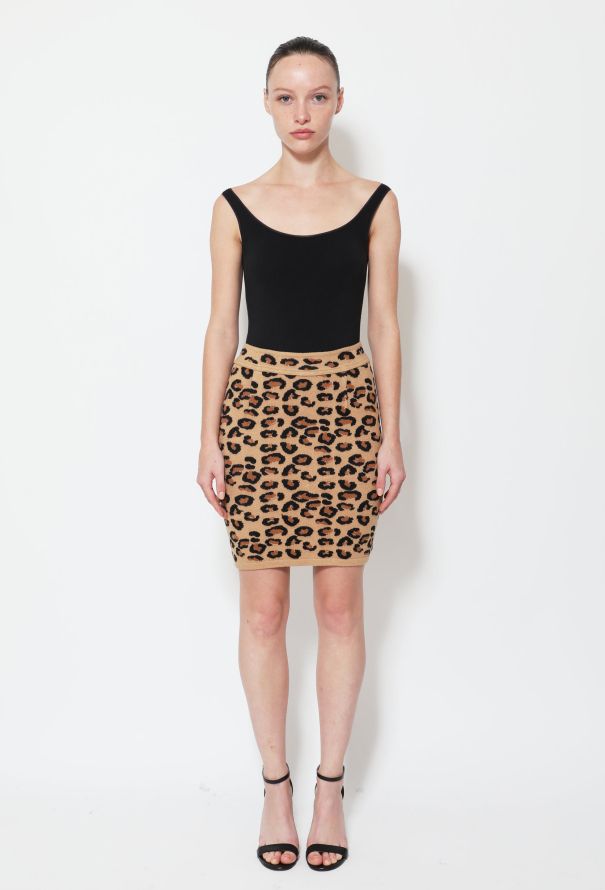 Alaïa Short Leopard Skirt – Iconic Fall 1991 Collection - 1