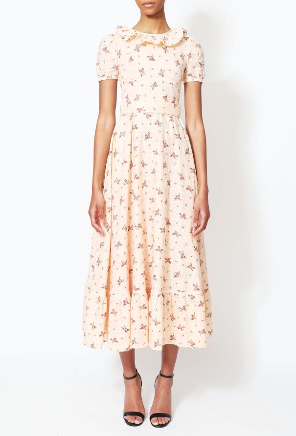 60's Floral Prairie Dress - 3