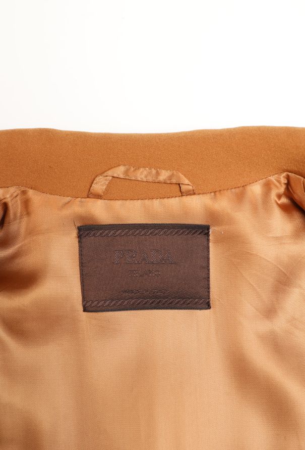 Prada '90s Belted Twill Coat - 6