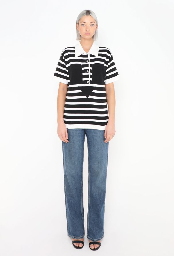 Chanel RARE S/S 1987 Marinière Polo - 3