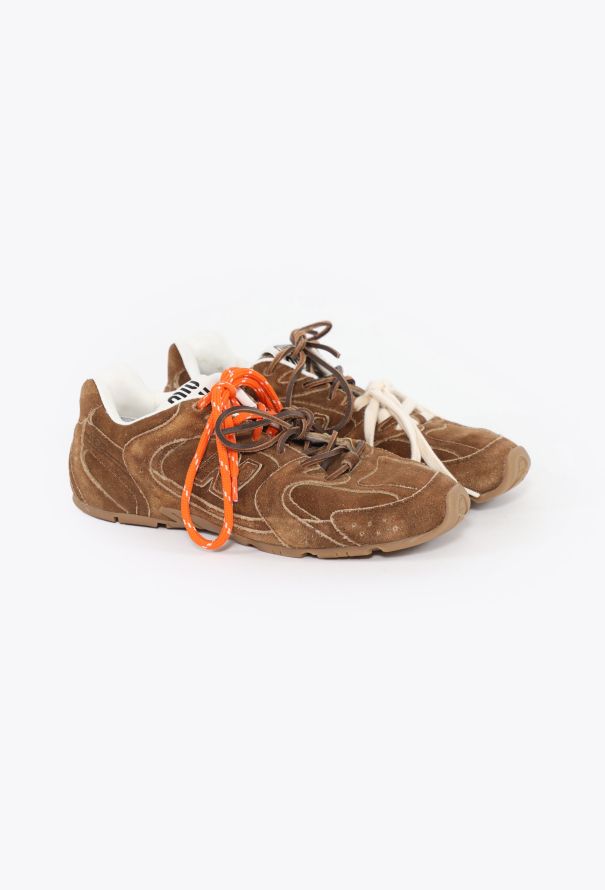 Miu Miu Miu Miu x New Balance Cinnamon Suede SL Sneakers – 2024 - 4