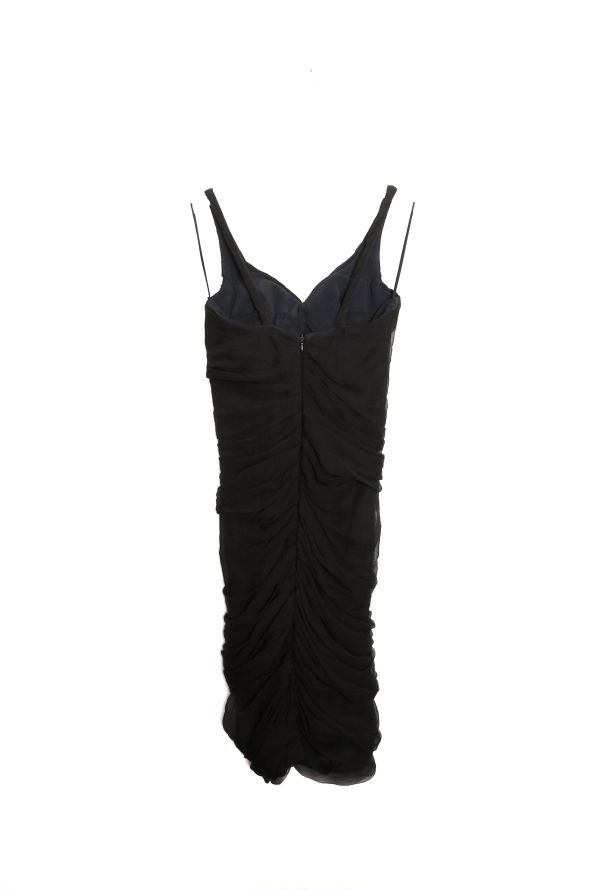Alexander McQueen COLLECTOR F/W 2005 Ruched Chiffon Dress - 7