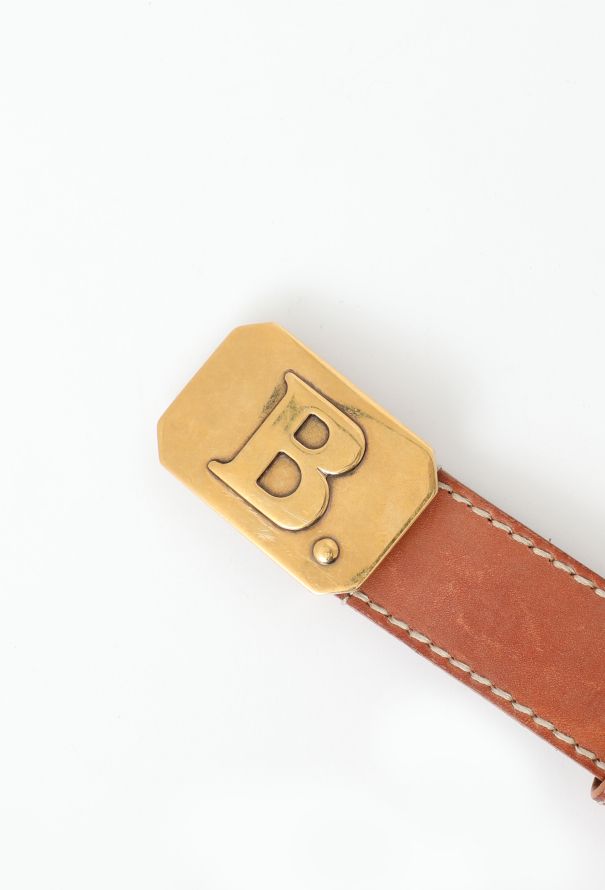 Balenciaga S/S 2008 Embossed Leather Belt - 5