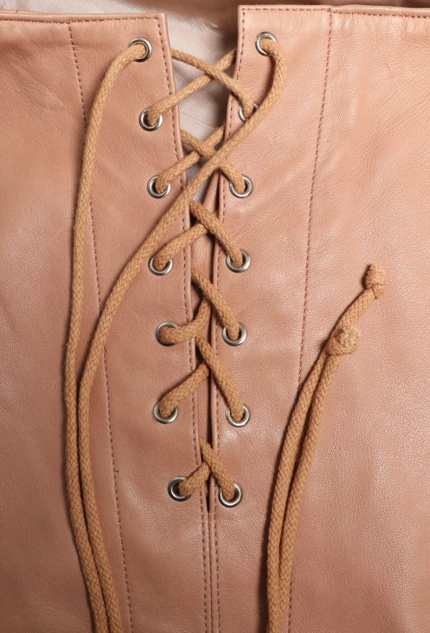 Alaïa HIGHLY COLLECTOR 1981 Studded Leather Dress - 9