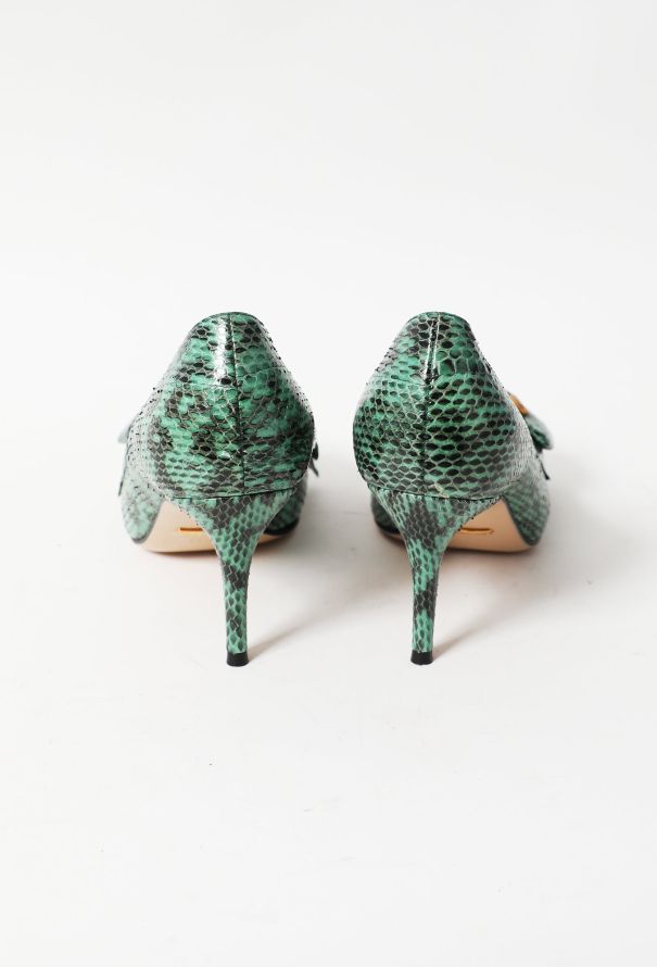 Gucci Python 'Queen Margaret' Pumps - 5