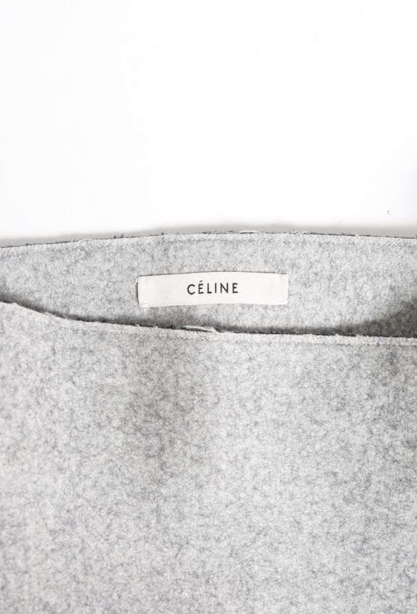 Céline Felt Wrap Skirt - 4