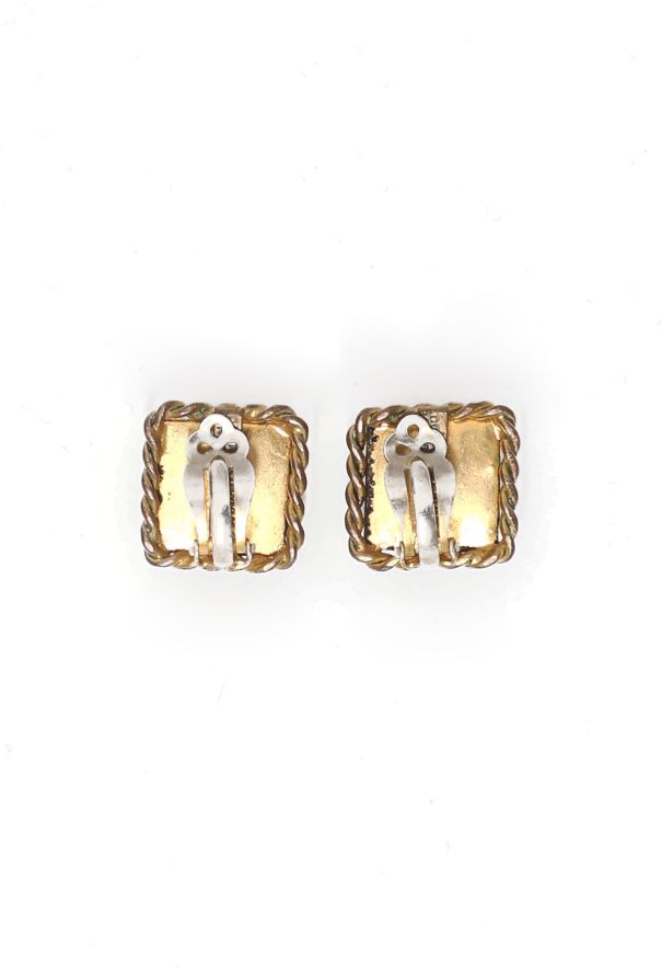 Exquisite Vintage 70s R. Scemama  Amber Earrings - 4