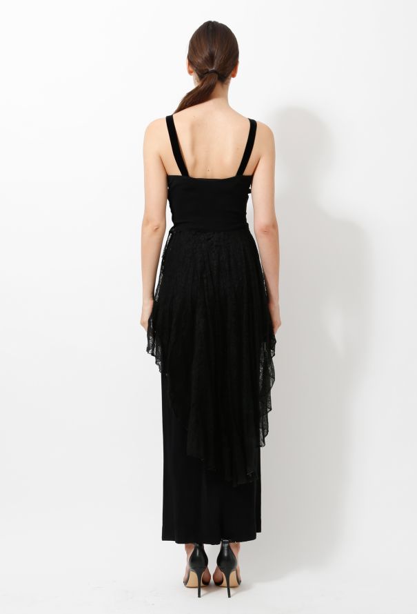 Vintage Lace Evening Dress - 5