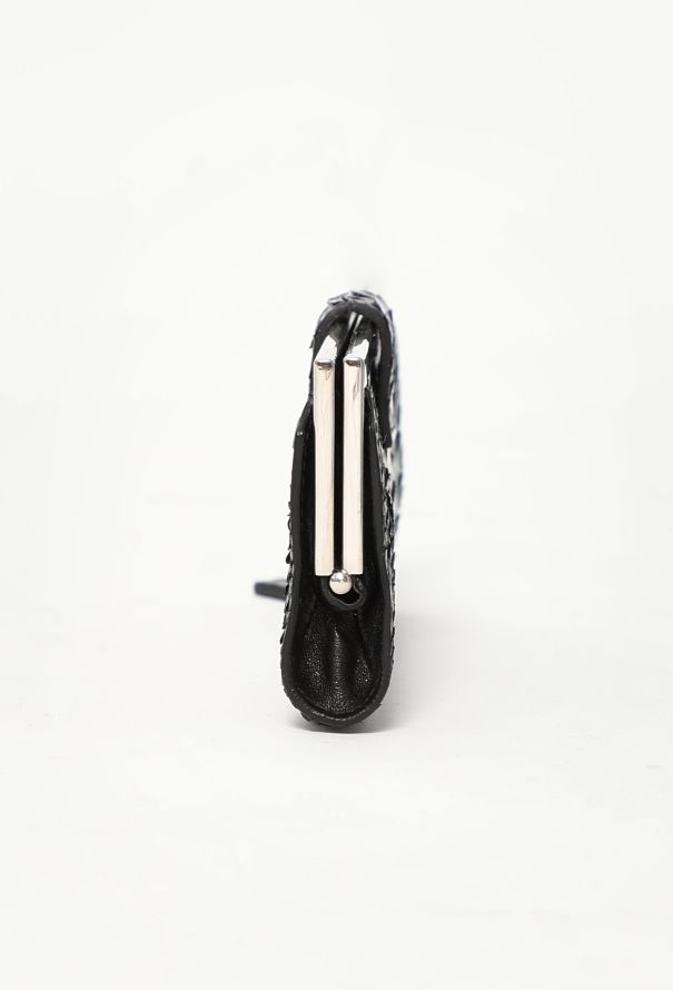 Miu Miu Black Python Long Wallet - 5