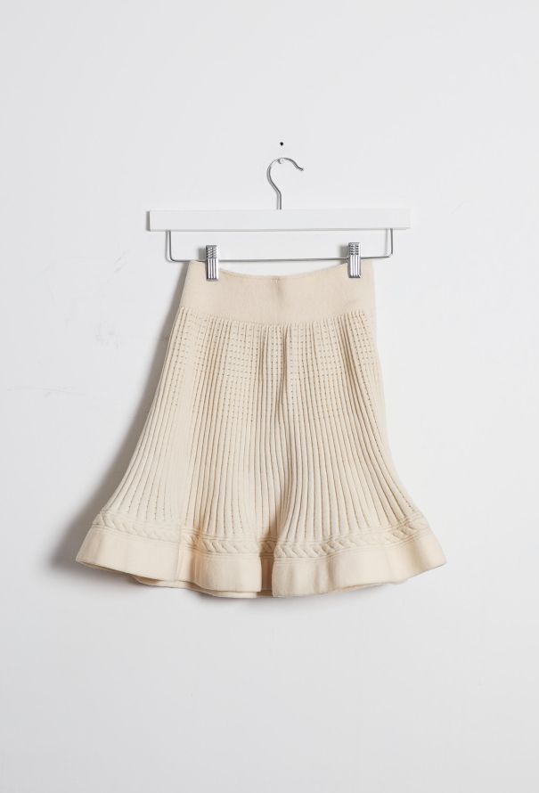 Alaïa Flared Knit Skirt - 9