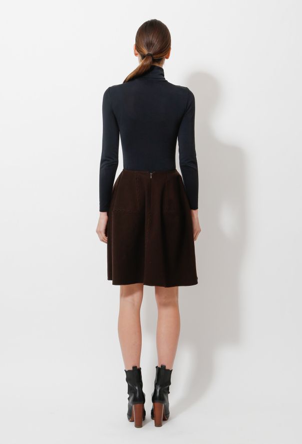 Alaïa Braided Trim Wool Skirt - 3