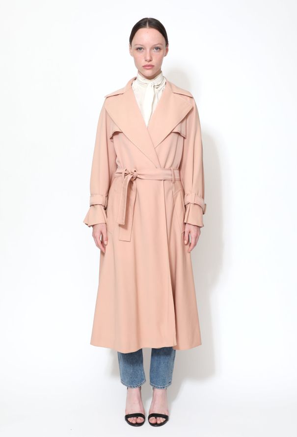 Ted Lapidus ‘70s Twill Belted Trench Coat - 1
