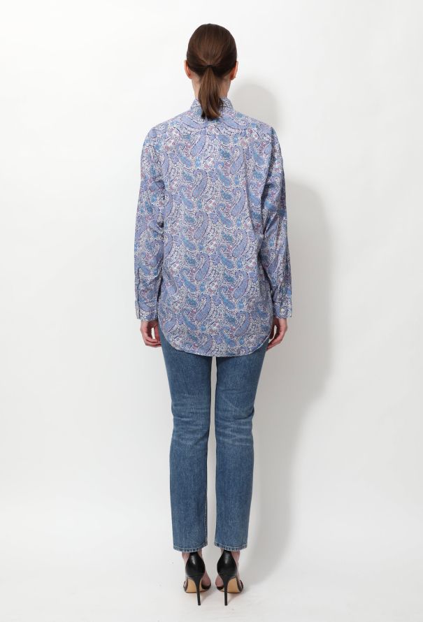 Exquisite Vintage Vintage Cacharel Liberty Paisley Shirt - 4