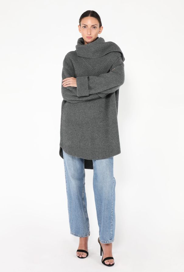 Toteme F/W 2024 Draped Scarf Sweater - 3