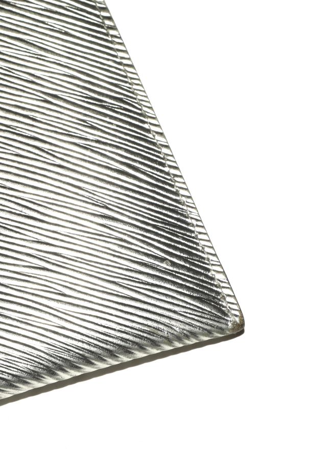 Louis Vuitton Silver Epi Envelope Pouch with Blue Trim - 13