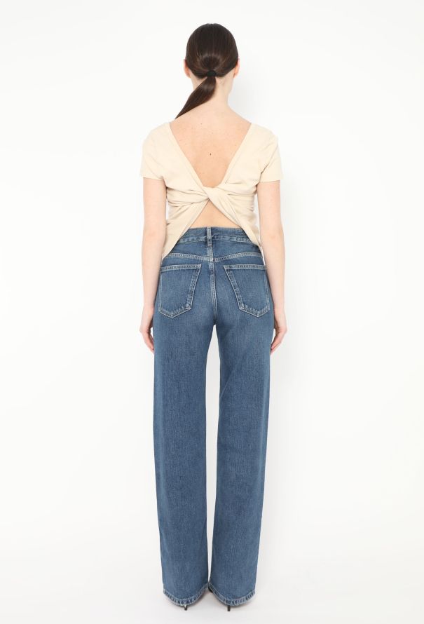 Jacquemus 2022 Open-Back Twist T-Shirt - 2