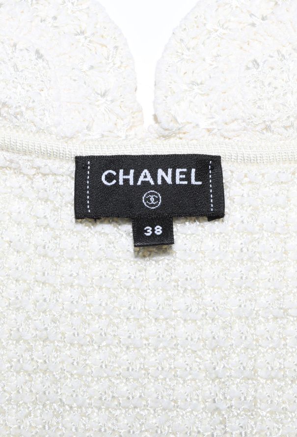 Chanel 2024 Crochet Ruffled 'CC' Romper - 5