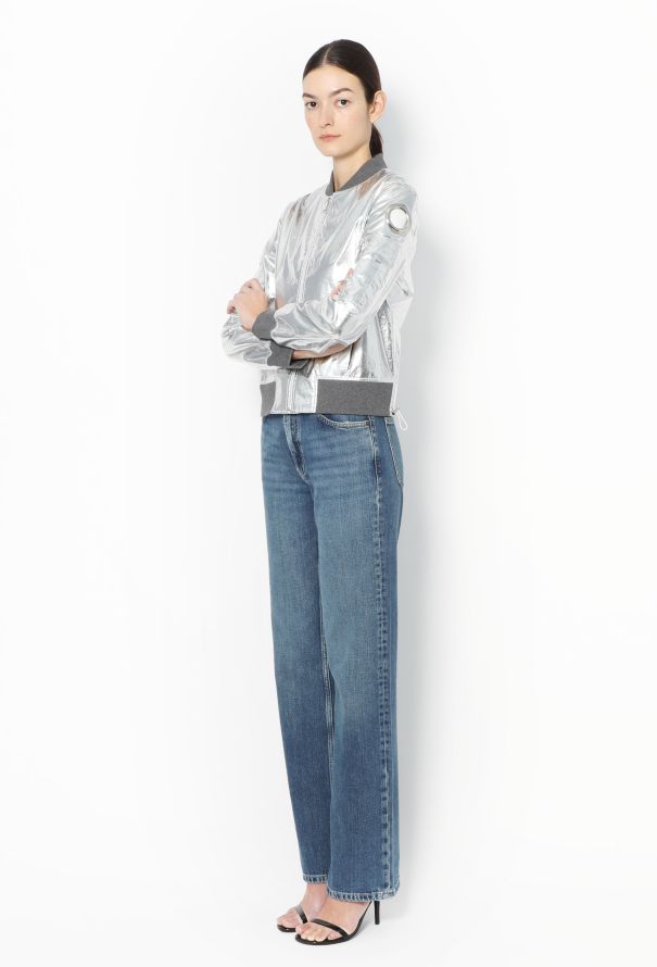 Paco Rabanne 2018 Metallic Bomber Jacket - 4