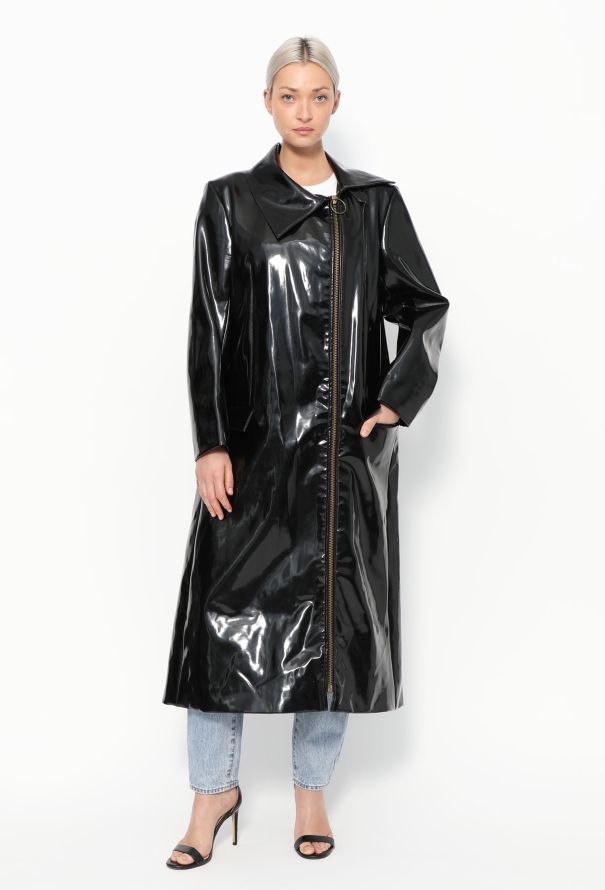 Pierre Cardin Iconic '70s Vinyl Trench Coat - 5